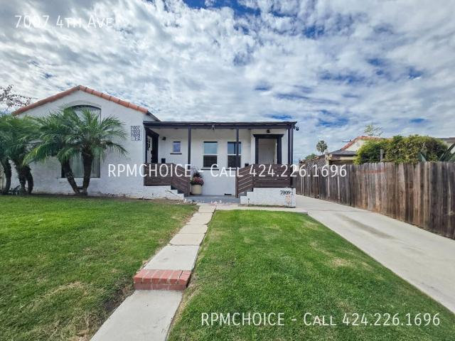 2 BR, 1 BA Apartment 7007 4th Ave, Los Angeles, CA 90043
