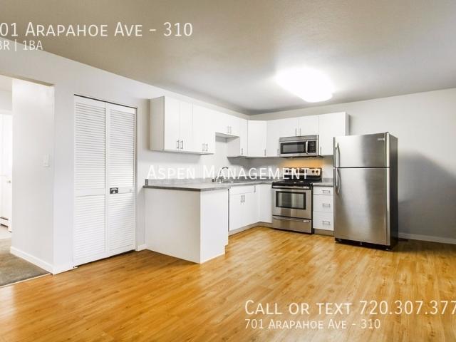 2 BR, 1 BA Apartment 701 Arapahoe Ave, Boulder, CO 80302