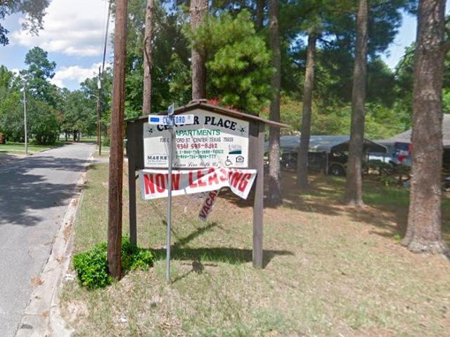 2 BR, 1 BA Apartment 705 Clifford Street, Center, TX 75935