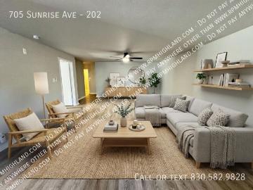 2 BR, 1 BA Apartment 705 Sunrise Ave, Sunrise Beach Village, TX 78643