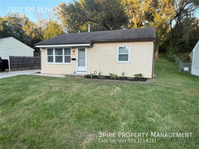 2 BR, 1 BA Apartment 7103 SW 16th St, Des Moines, IA 50315