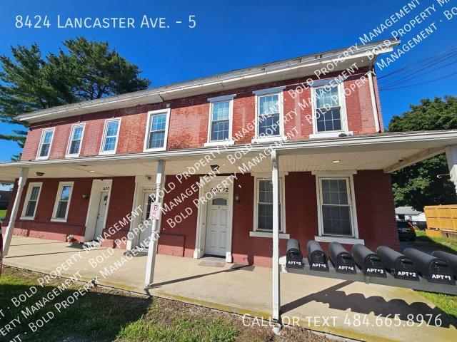 2 BR, 1 BA Apartment 8424 Lancaster Ave Bethel, PA 19507