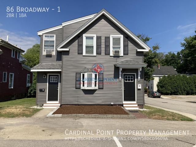 2 BR, 1 BA Apartment 86 Broadway, Dover, NH 03820