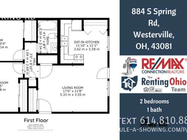 2 BR, 1 BA Apartment 884 S Spring Rd, Westerville, OH 43081