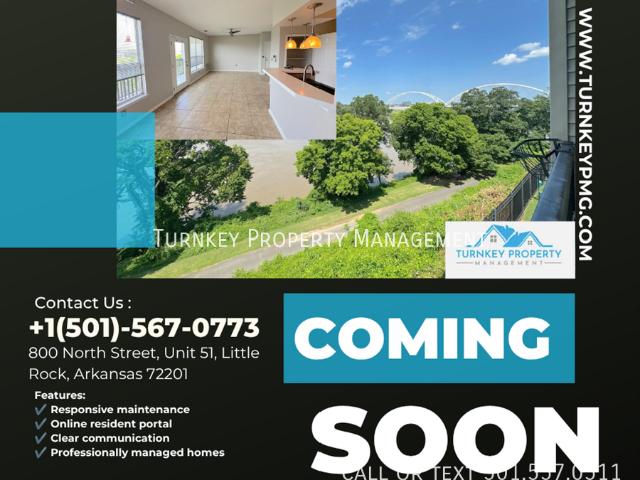 2 BR, 1 BA Apartment 800 North St Little Rock, AR 72201