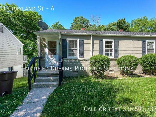 2 BR, 1 BA Apartment 901 Grayland St, Greensboro, NC 27408