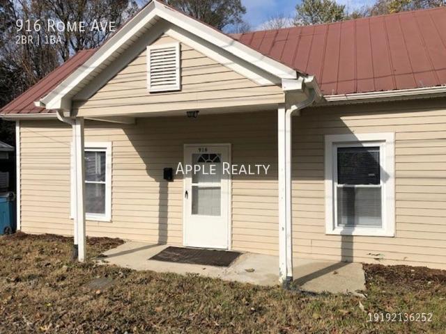 2 BR, 1 BA Apartment 916 Rome Ave, Durham, NC 27701