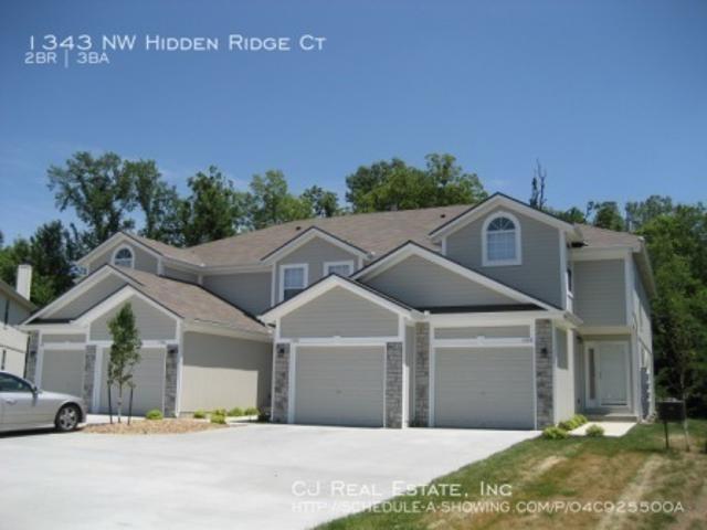 2 BR, 2.5 BA Apartment 1343 NW Hidden Ridge Ct, Blue Springs, MO 64015