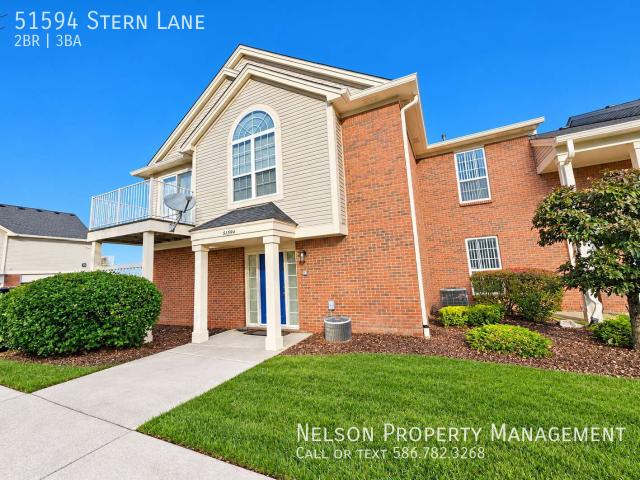 2 BR, 2.5 BA Apartment 51594 Stern Lane, Chesterfield, MI 48051