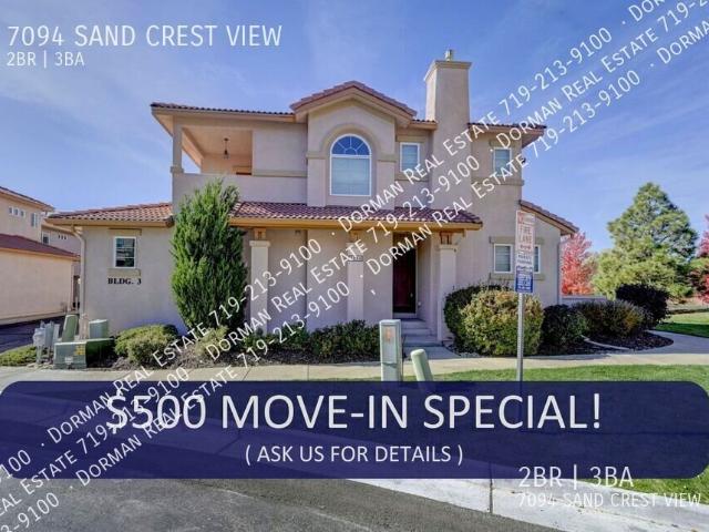 2 BR, 2.5 BA Apartment 7094 SAND CREST VIEW, COLORADO SPRINGS, CO 80923