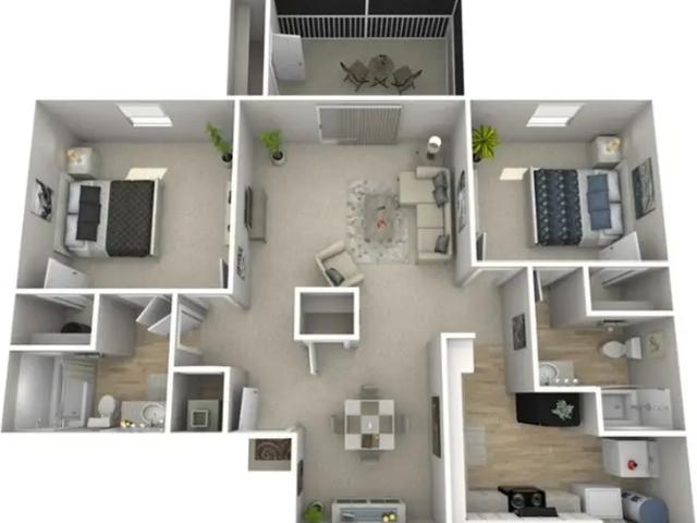 2 BR, 2 BA Apartment 1756 S. Clyde Morris Bvld Daytona Beach, FL 32119