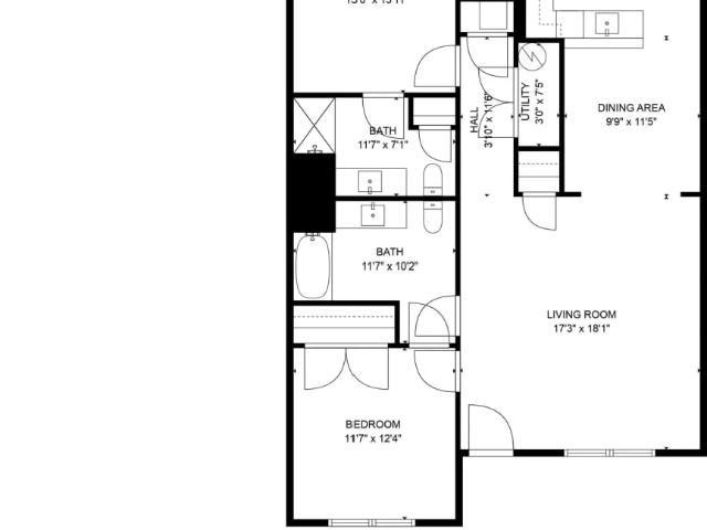 2 BR, 2 BA Apartment 19254 Autumn Falls Way Unit A3, Athens, AL 35611