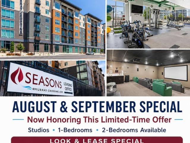 2 BR, 2 BA Apartment 196 W Vine Street Unit A225, Salt Lake City, UT 84107