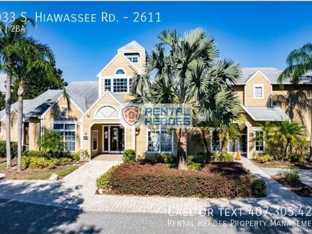 2 BR, 2 BA Apartment 1033 S. Hiawassee Rd Orlando, FL 32835