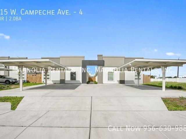 2 BR, 2 BA Apartment 115 W. Campeche Ave Alton, TX 78573