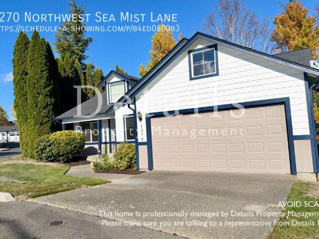 2 BR, 2 BA Apartment 1270 Northwest Sea Mist Lane, Silverdale, WA 98383