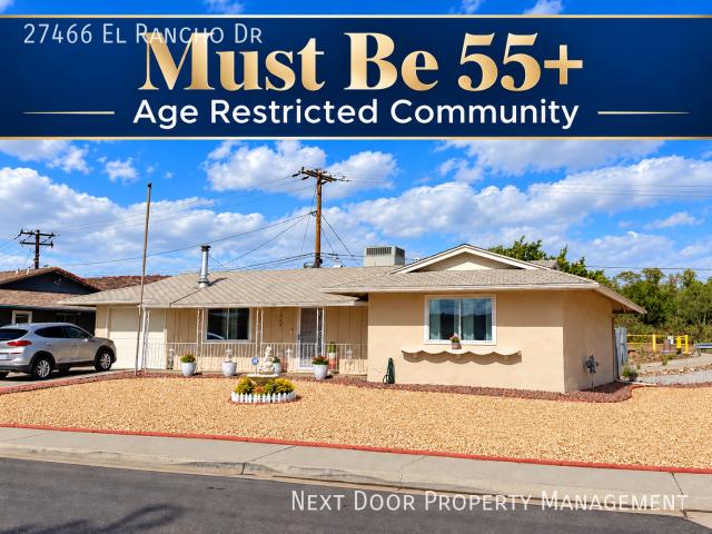2 BR, 2 BA Apartment 27466 El Rancho Dr, Sun City, CA 92586