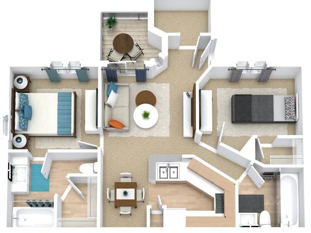 2 BR, 2 BA Apartment 3440 North Goldenrod Road Unit 226, Winter Park, FL 32792