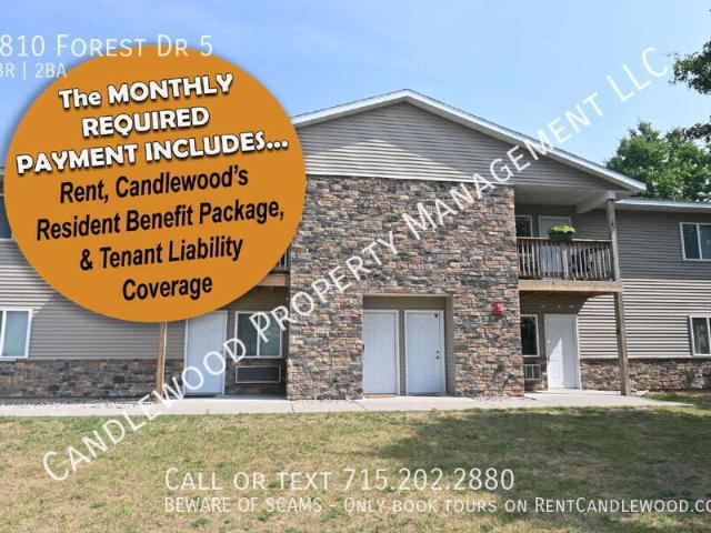 2 BR, 2 BA Apartment 3810 Forest Dr 5, Plover, WI 54467
