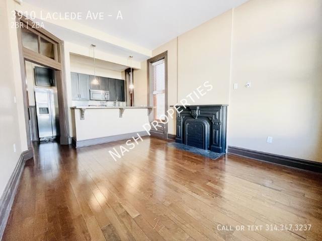 2 BR, 2 BA Apartment 3910 Laclede Ave, St. Louis, MO 63108