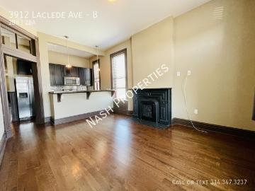 2 BR, 2 BA Apartment 3912 Laclede Ave, St. Louis, MO 63108