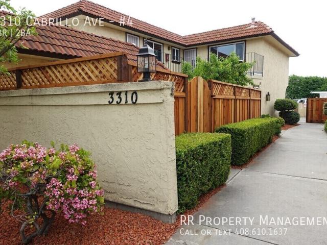 2 BR, 2 BA Apartment 3310 Cabrillo Ave, Santa Clara, CA 95051