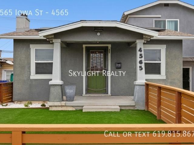 2 BR, 2 BA Apartment 4565 Iowa St, San Diego, CA 92116