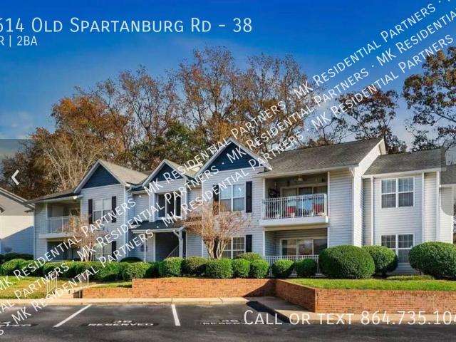 2 BR, 2 BA Apartment 4614 Old Spartanburg Rd, Taylors, SC 29687