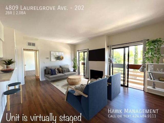 2 BR, 2 BA Apartment 4809 Laurelgrove Ave Valley Village, CA 91607