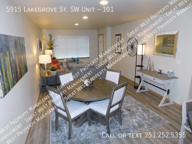 2 BR, 2 BA Apartment 5915 Lakegrove St. SW Unit, Lakewood, WA 98499