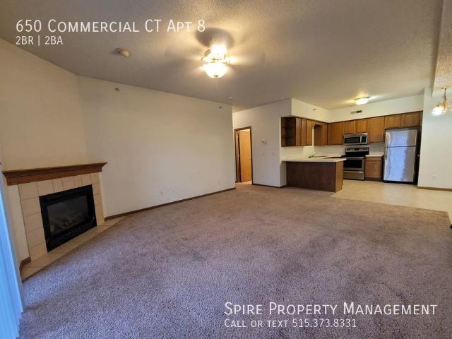 2 BR, 2 BA Apartment 650 Commercial CT Apt 8, Fairfax, IA 52228