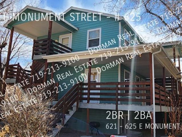 2 BR, 2 BA Apartment 621 625 E MONUMENT STREET, COLORADO SPRINGS, CO 80903