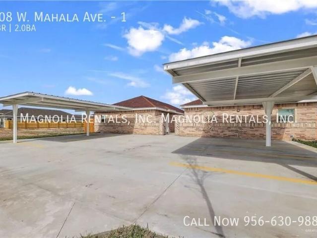 2 BR, 2 BA Apartment 908 W. Mahala Ave Alton, TX 78573