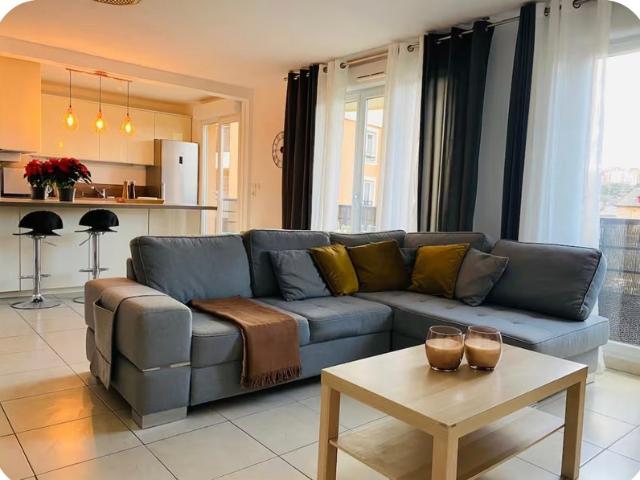 2 chambres en colocation – Appartmeublé 69 m CC