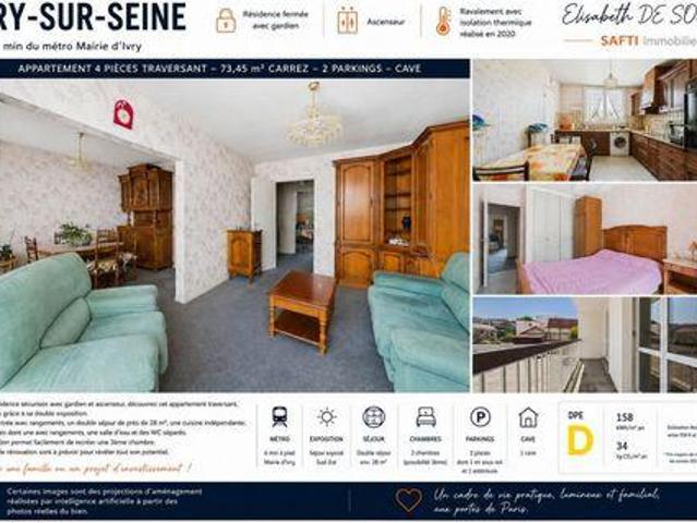 2 chambres, Ivry Île 94200 103546239