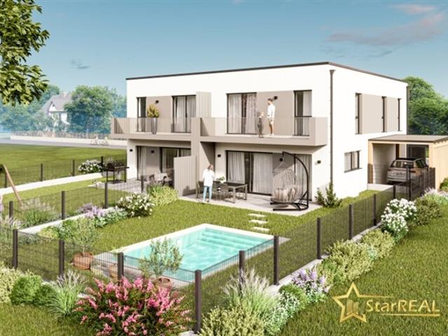 Bereits vergeben! EXKLUSIVES DOPPELHAUSPROJEKT. 5 ZIMMER. ZIEGELHAUS MIT KELLER, BALKON, TERRASSE, CARPORT