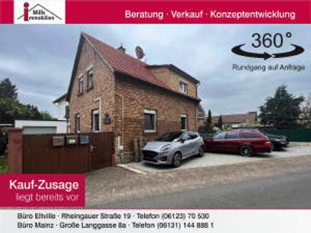 2 Häuser zum Preis von Einem + schöner Garten* in ruhiger Lage von Grolsheim