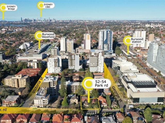 2 houses selling together within Burwood town centre