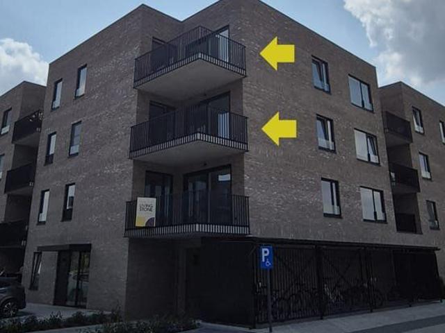 2 identieke nieuwbouwappartementen met 1 slaapkamer te huur