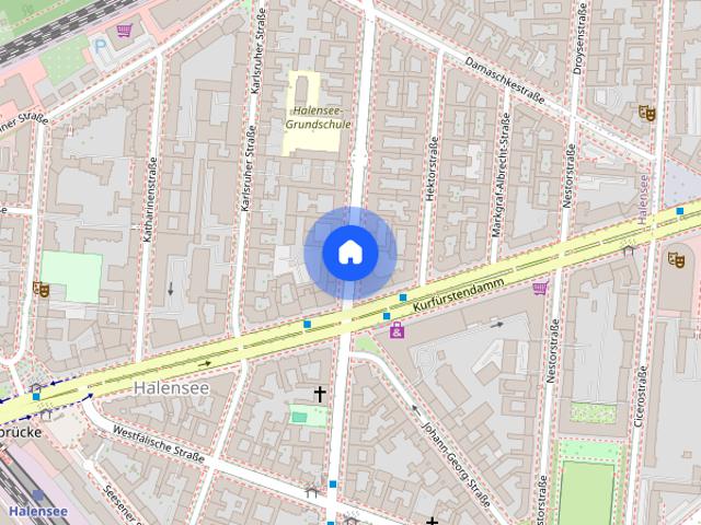 2 Jahre befristet TRAUMHAFTE 3 ZIMMER WOHNUNG IN BERLIN HALENSEE TOP LAGE AM KURFÜRSTENDAMM