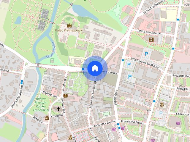 2 кімнатні квартири в оренду в центрі Скерневіце | Для громадян України