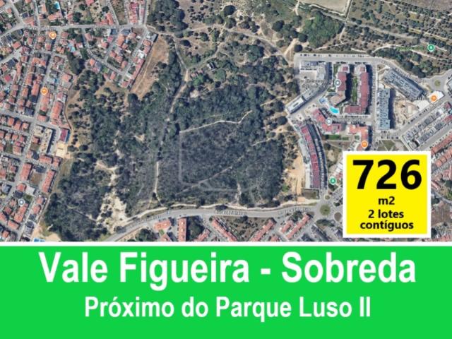 2 Lotes contíguos em Vale Figueira Sobreda