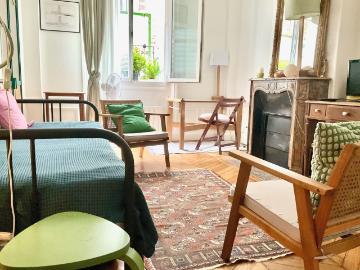2 pièce au coeur du 9e arrondissement, rdc loyer tout inclus