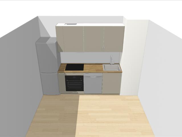 2 pièces 43,96 m² 1er étage Colocation non autorisée
