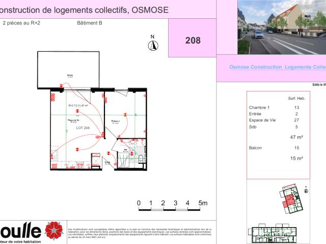 2 pièces · 47 m²
