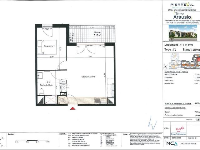 2 pièces · 44.77 m²