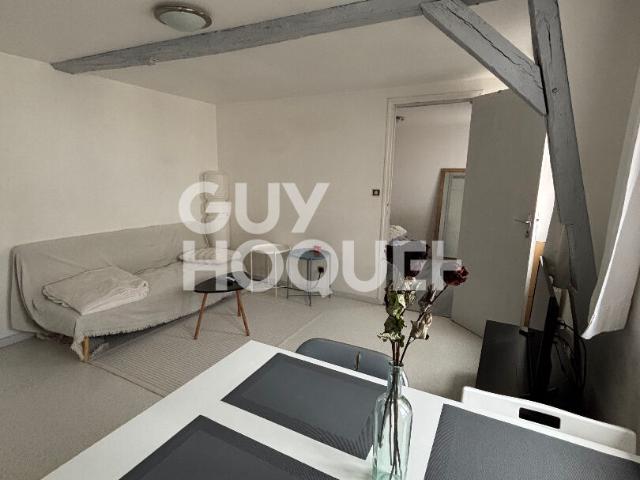 2 pièces 32.80m² meublé centre ville