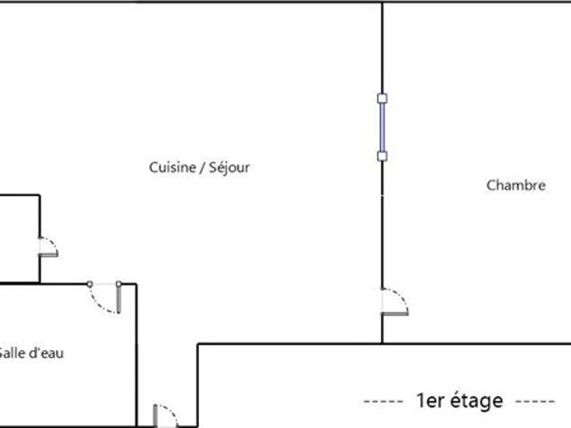 2 pièces 37 m2 Au pied de la GARE RER Avenue Gabriel Péri !