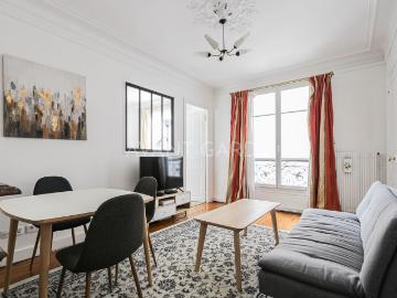 2 Pièces Meublé Rue Singer 75016 Paris