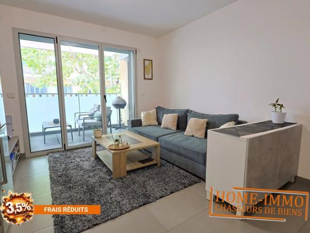 2 PIÈCES RÉCENT AVEC TERRASSE À PROXIMITÉ DE LA MER – JUAN LES PINS